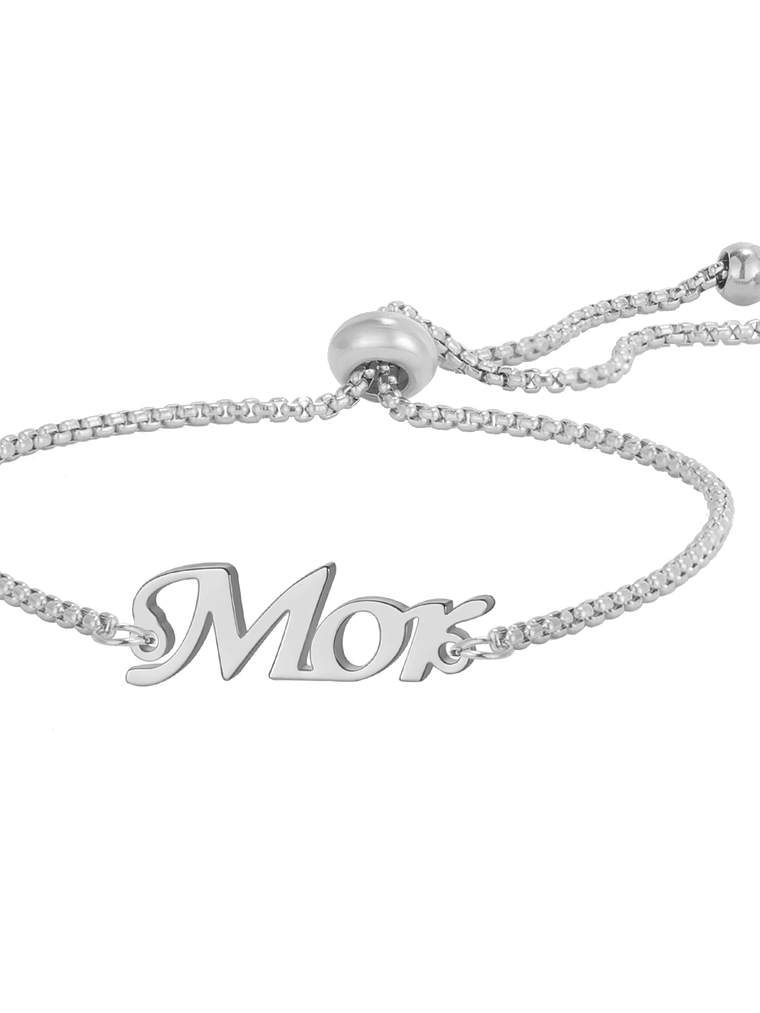 Pulsera con cadena y nombre 5