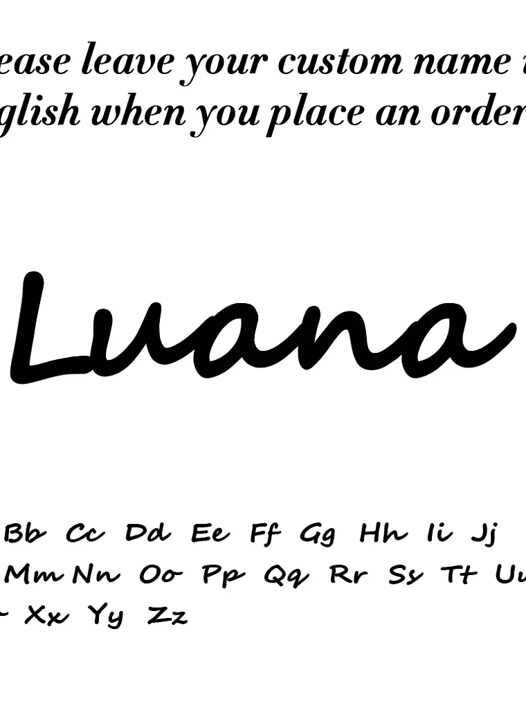 Pulsera con cadena y nombre 10