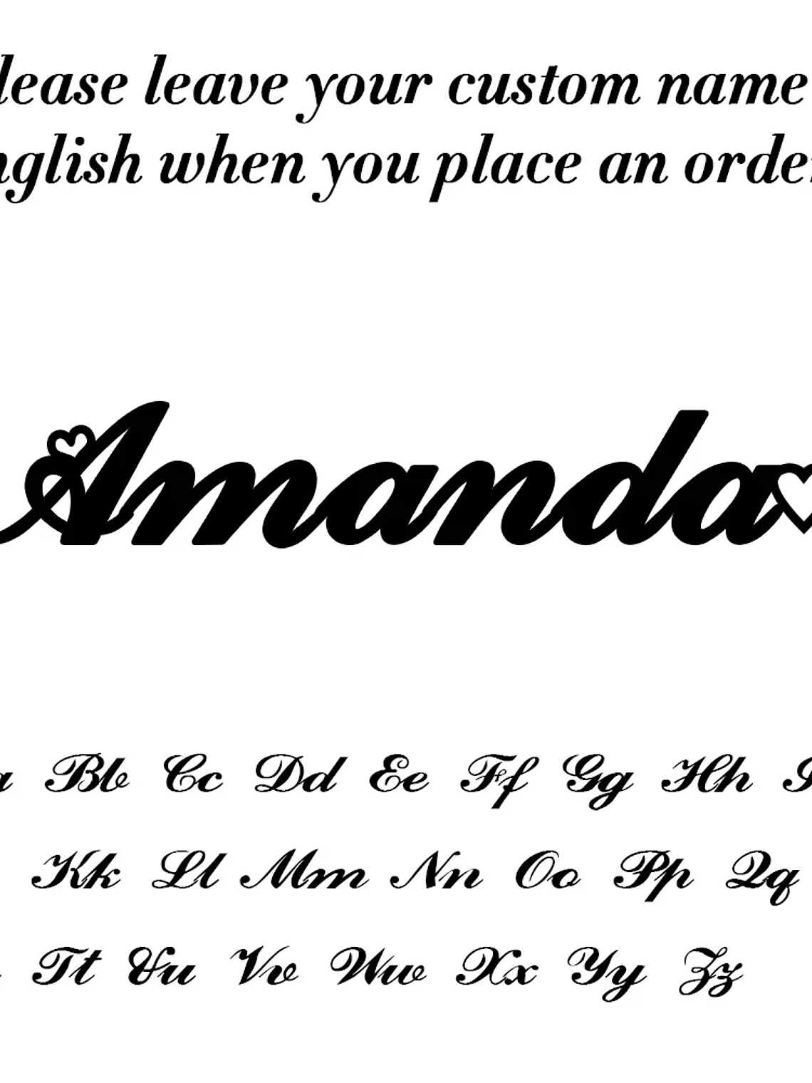 Pulsera con cadena y nombre 20