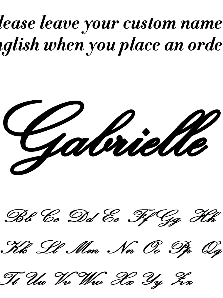 Pulsera con cadena y nombre 23