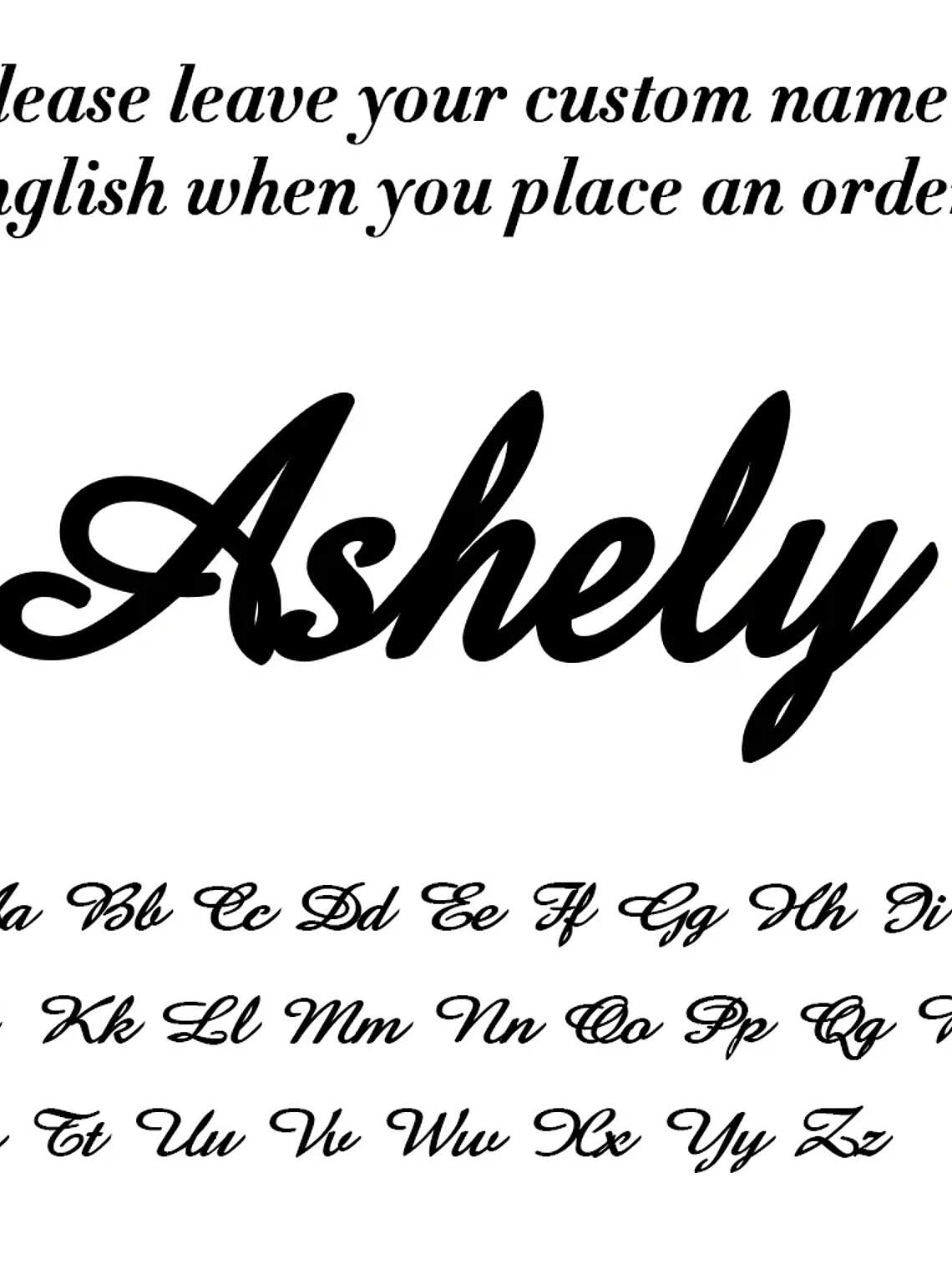 Pulsera con cadena y nombre 24