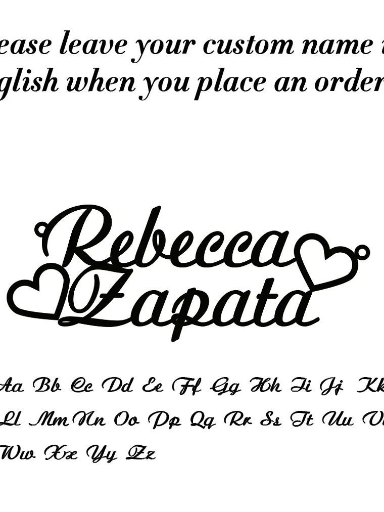 Pulsera con cadena y nombre 25