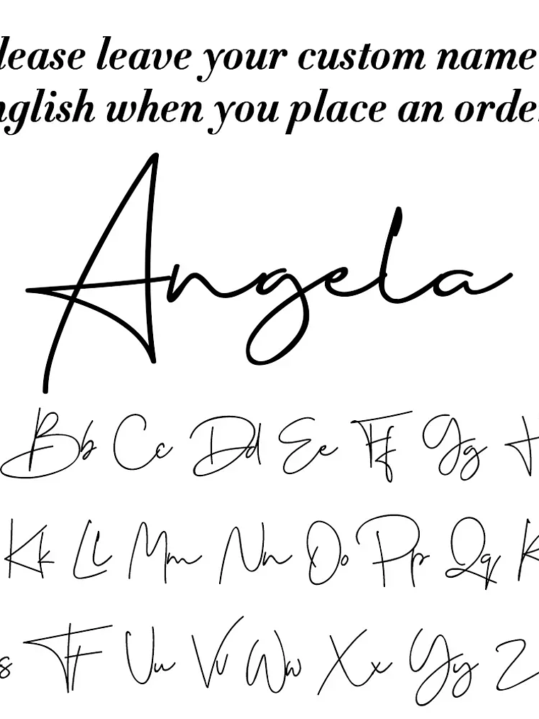 Pulsera con cadena y nombre 26