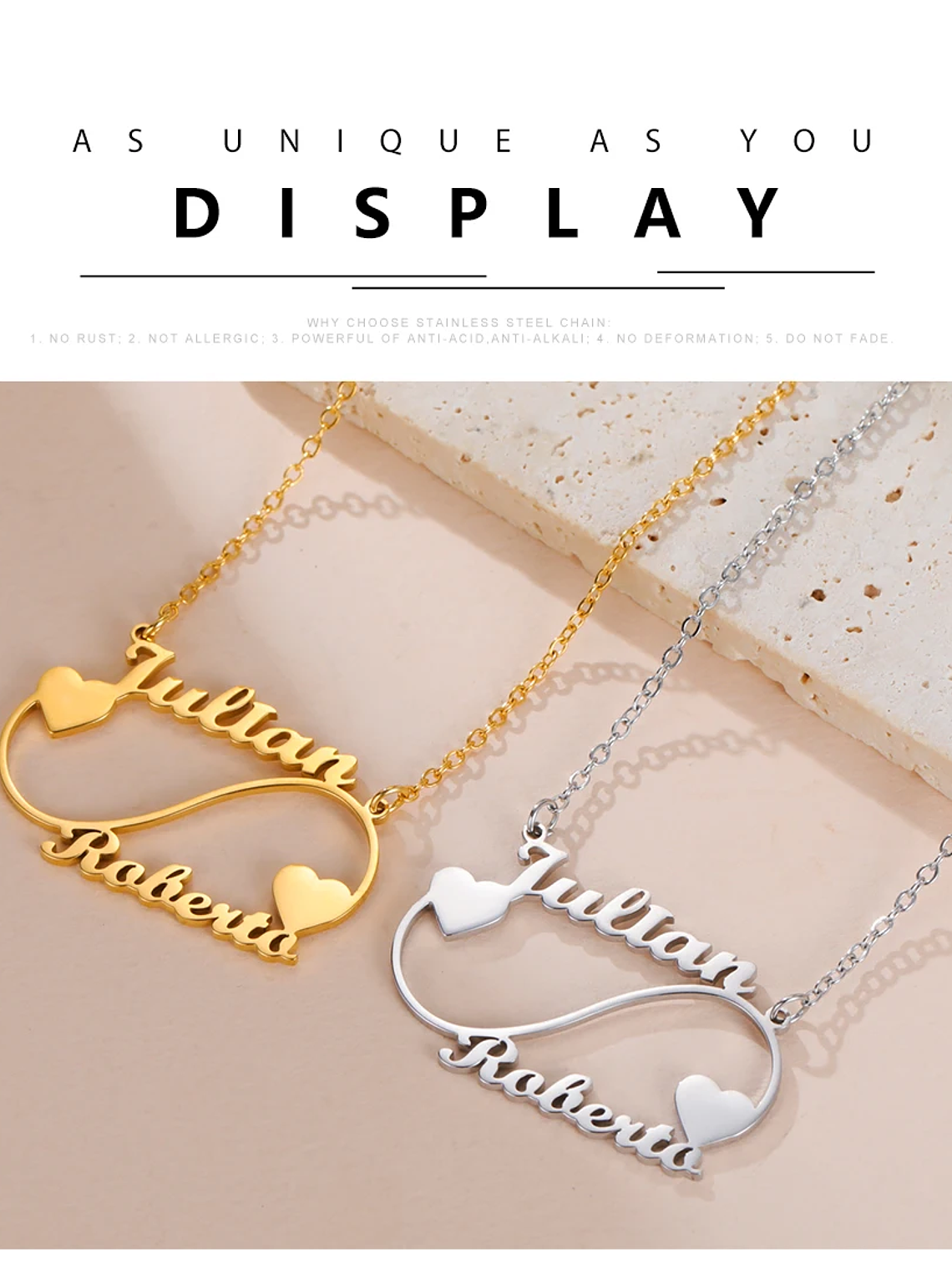 Collar personalizados kits amistad amor 29