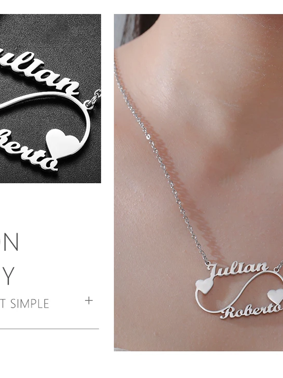 Collar personalizados kits amistad amor 30