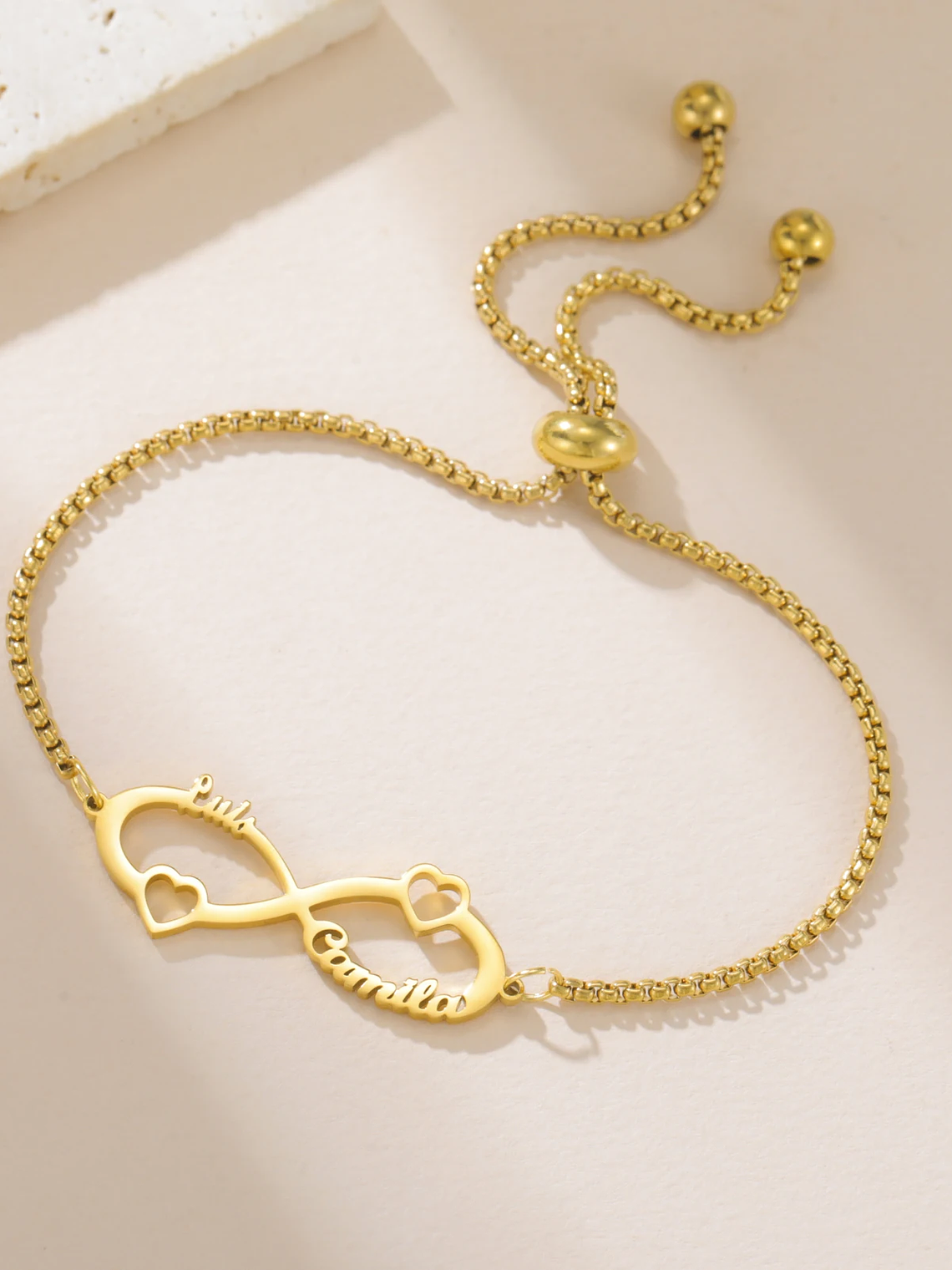 Pulsera con cadena y nombre 36