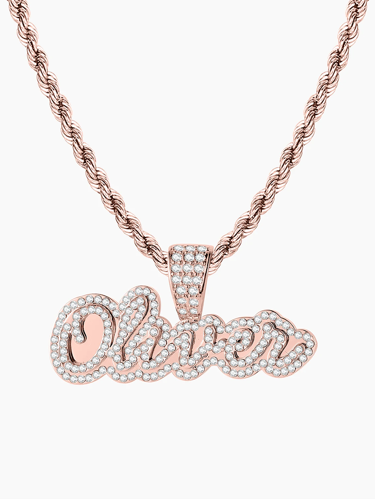 Cadena con nombre personalizado y brillo 5