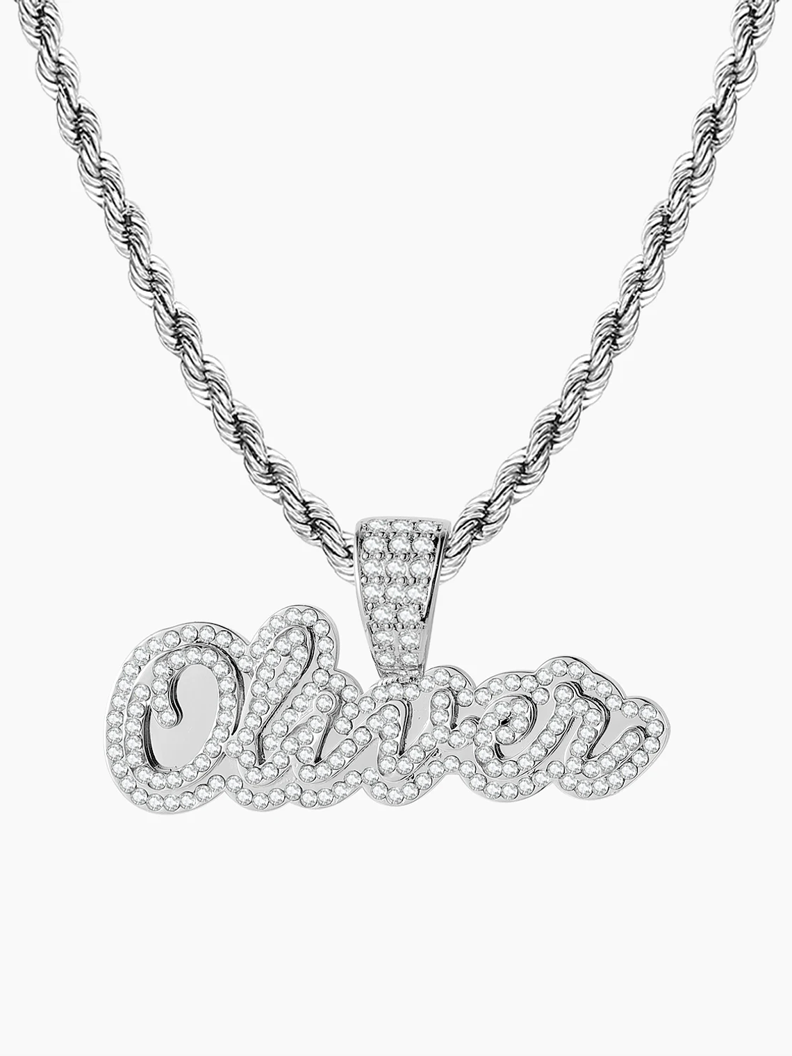 Cadena con nombre personalizado y brillo 6