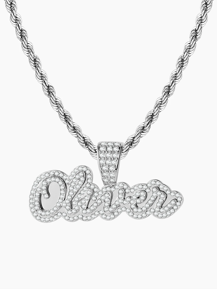 Cadena con nombre personalizado y brillo 6