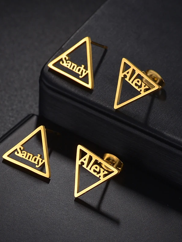 Pendientes con nombre diferentes diseños 3