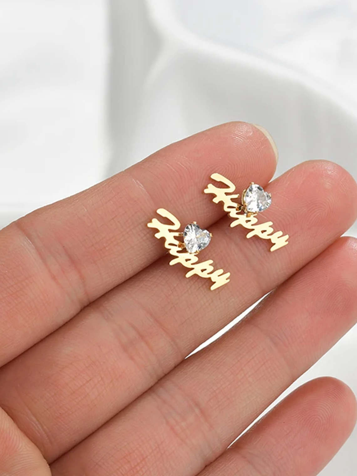 Pendientes con nombre diferentes diseños 4