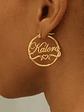 Aros con nombre y corazon - Miniatura 5