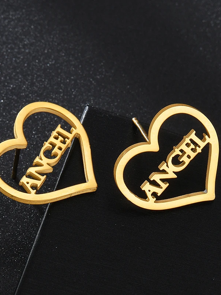 Pendientes con nombre diferentes diseños 10