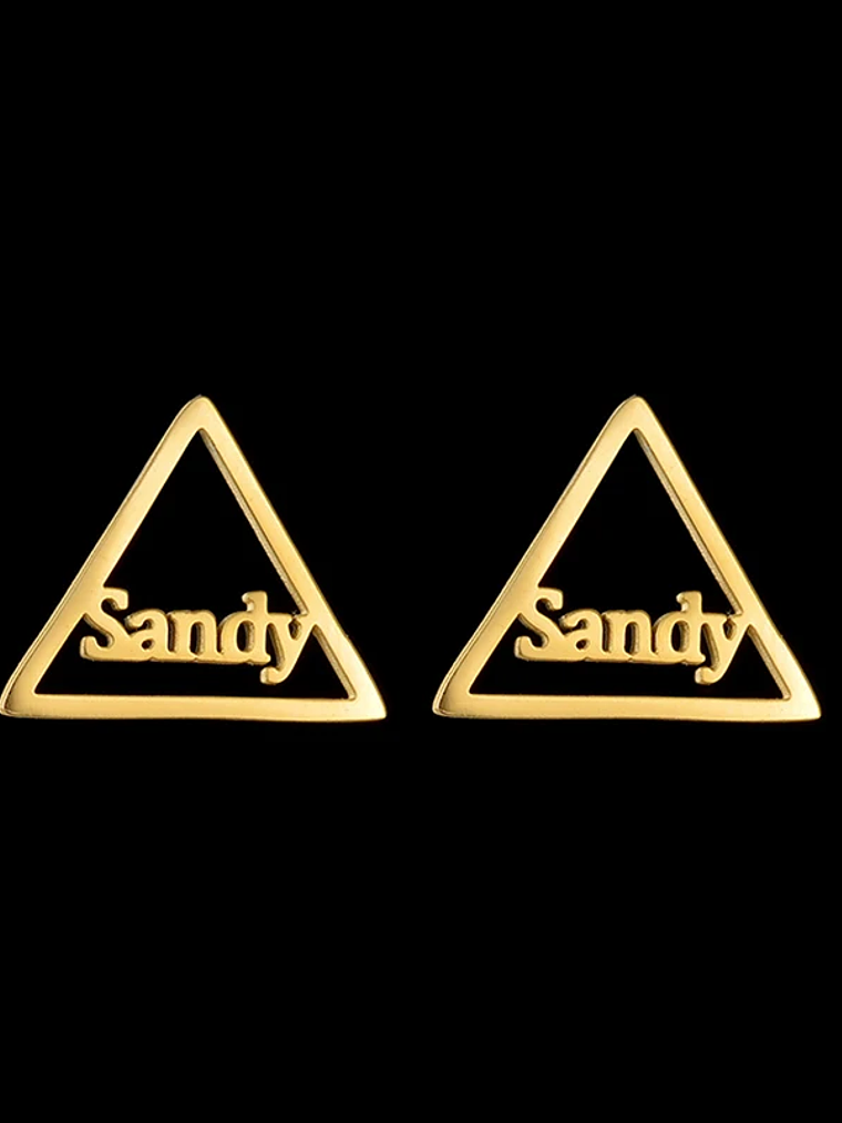Pendientes con nombre diferentes diseños 11