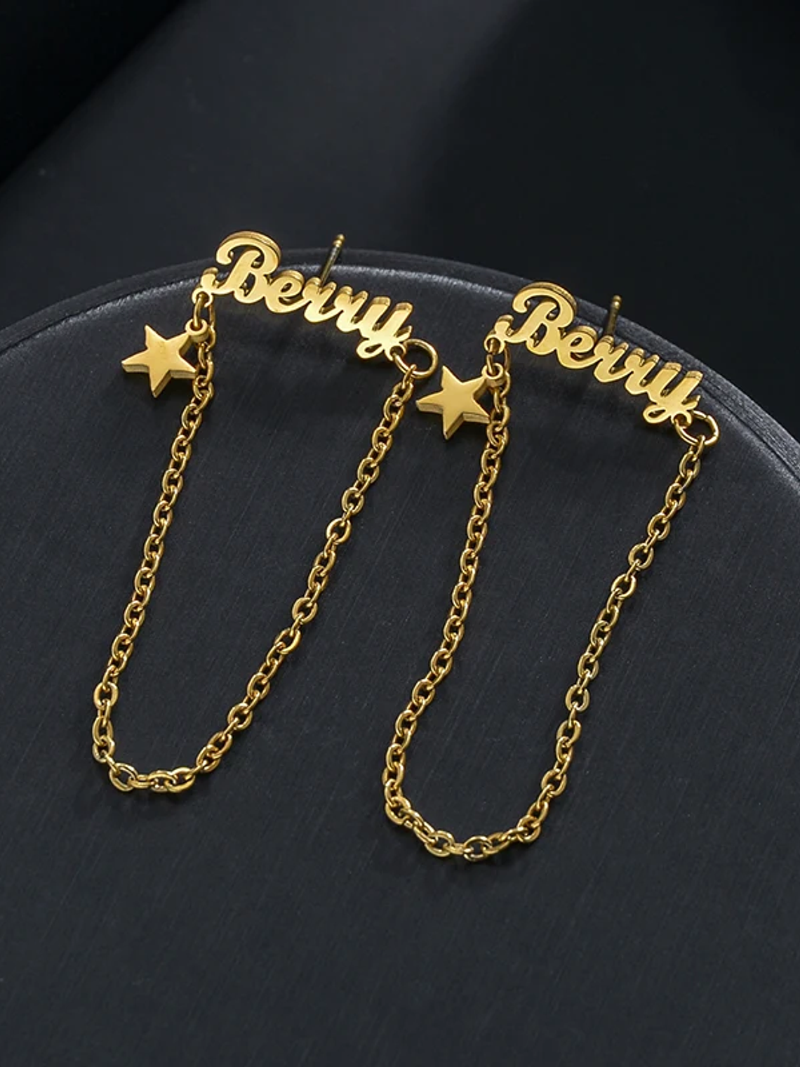 Pendientes con nombre diferentes diseños 12