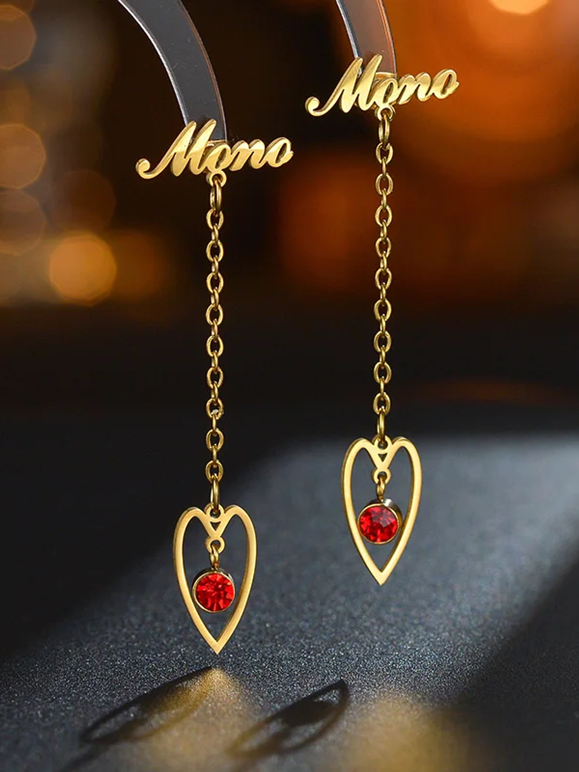 Pendientes con nombre diferentes diseños 15