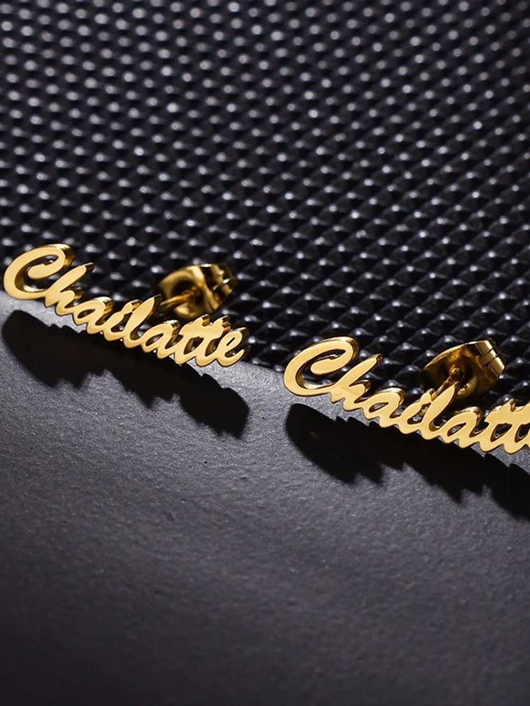 Pendientes con nombre diferentes diseños 20