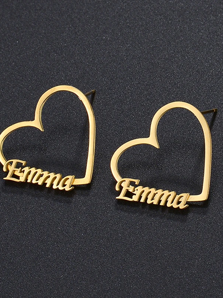 Pendientes con nombre diferentes diseños 21