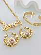 Set Collar Pulsera y aros - Miniatura 2