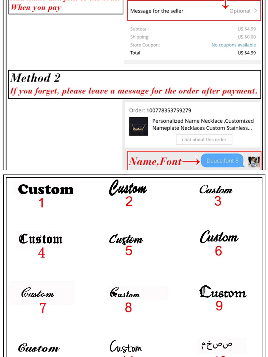 Collar Aros y pulsera personalizado 6