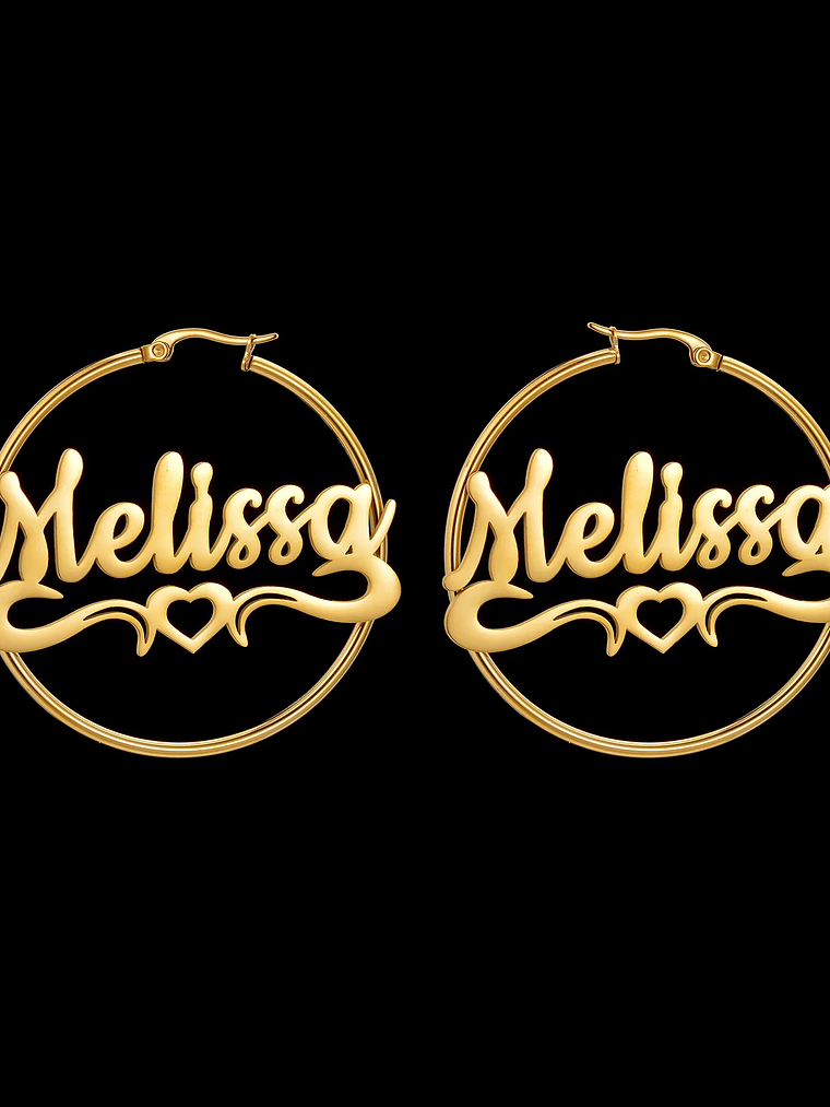 Collar Aros y pulsera personalizado 8