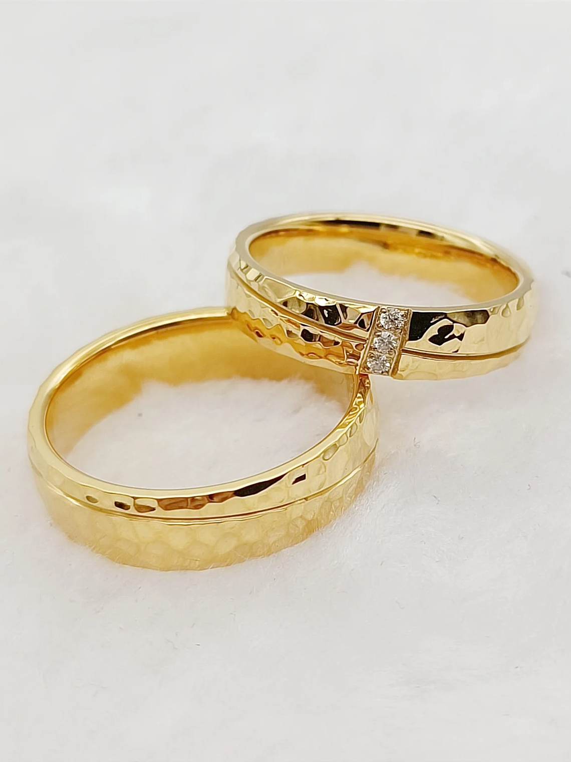Conjuntos de anillos de boda para hombres y mujeres, 3
