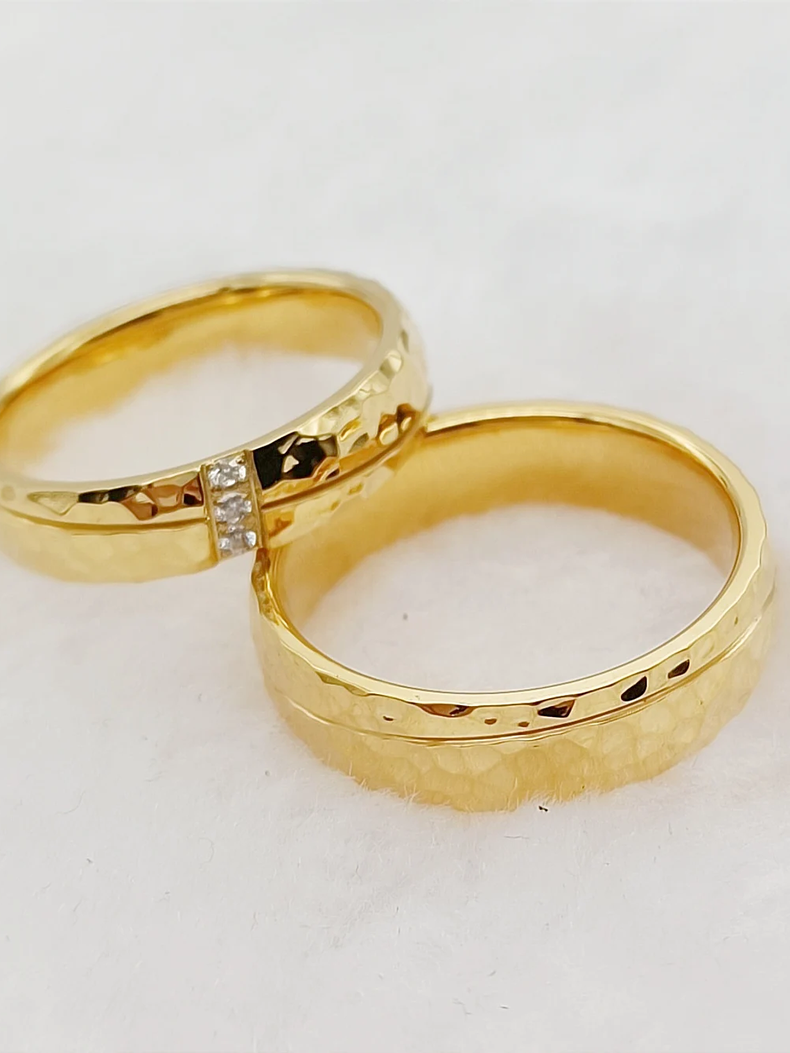 Conjuntos de anillos de boda para hombres y mujeres, 4