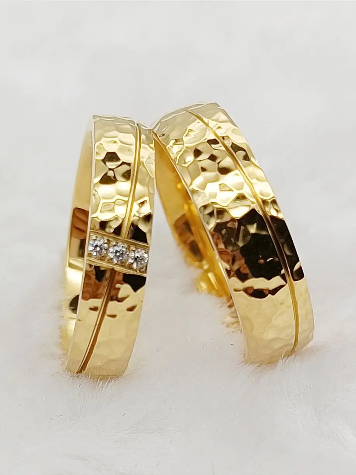 Conjuntos de anillos de boda para hombres y mujeres, 13