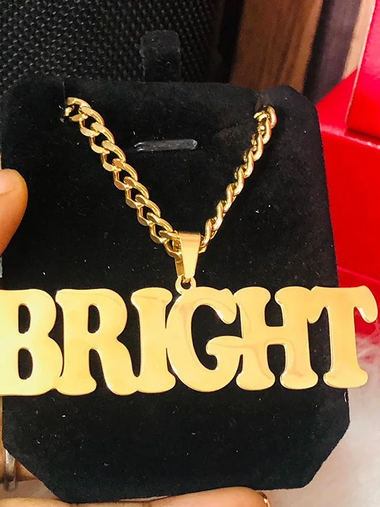 Collar de gran tamaño estilo cubano personalizado 1