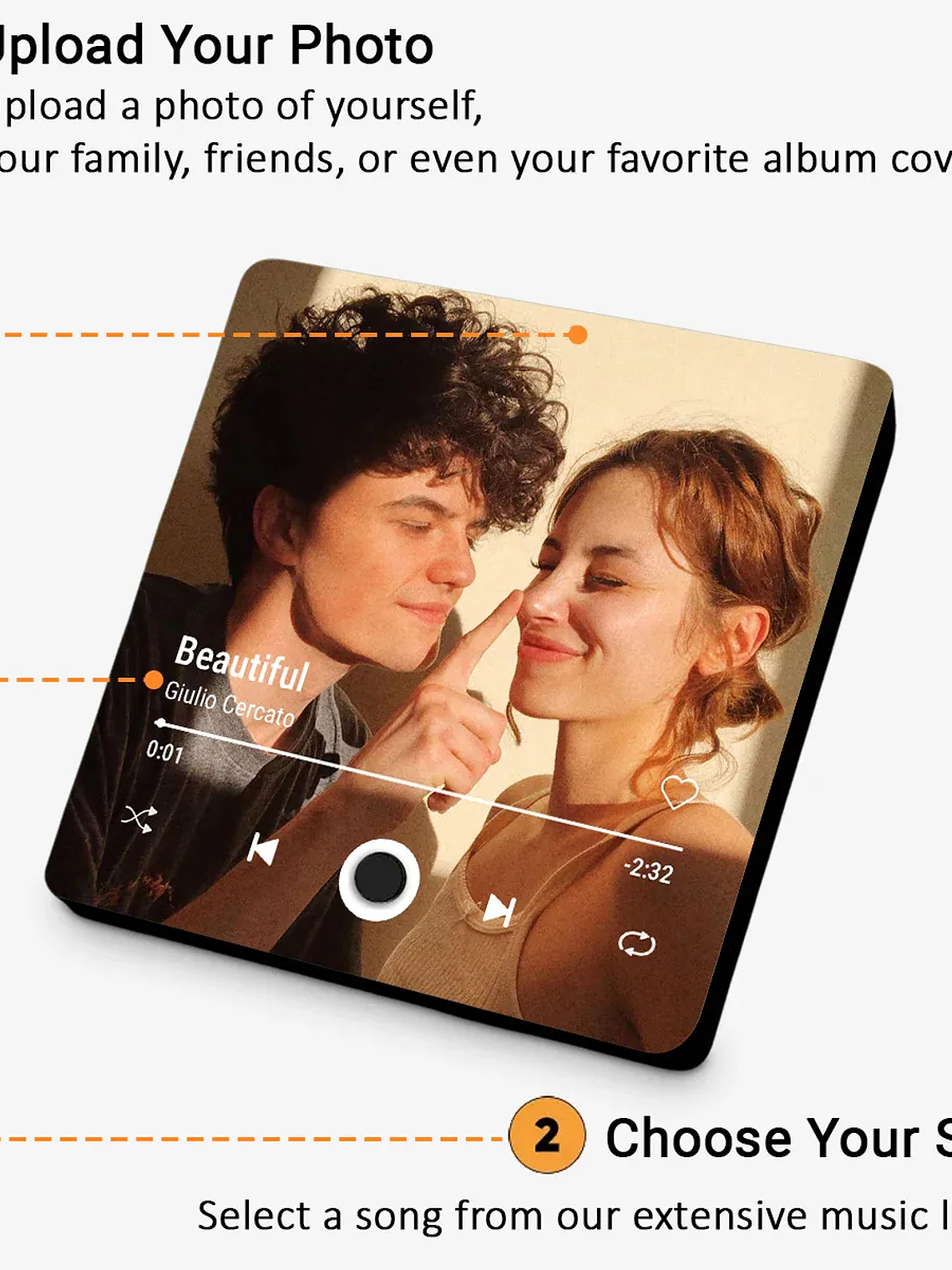 Imán de nevera personalizado con foto de música para mamá  5