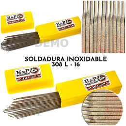 Soldadura Acero Inoxidable electrodo 3/32 1KG E-308L