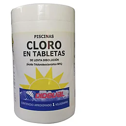 Cloro Tableta para Piscina 1 Kg