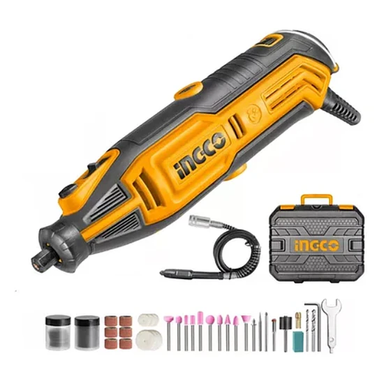 Herramienta Multiuso Maleta Tipo Dremel 130w  + 109 Pcs INGCO