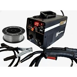 Soldadora Compac Mig 120FX + Rollo de alambre flux KRAFTER
