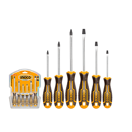 Juego Destornilladores 6 Piezas INGCO