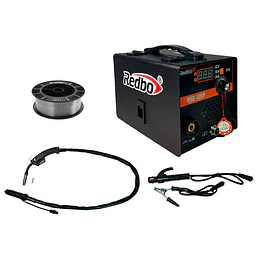 Soldadora Inverter Dual Mig Sin gas y mma 120P Redbo + Alambre Flux 