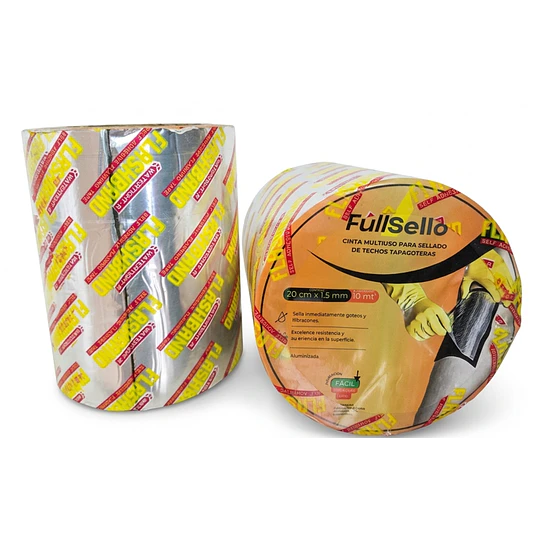 Cinta Tapagotera 20cm x 10mts (1.5mm grosor)