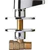 Llave de Gas Encimera Cromada Montaje Rápido