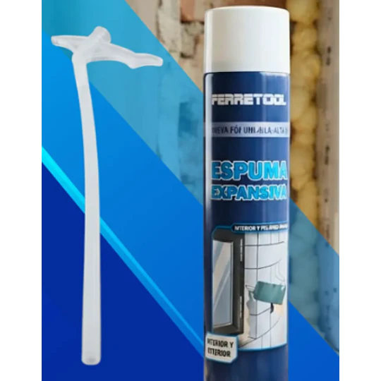 Caja 12 Espumas Expansivas Poliuretano 750ml Ferretools 