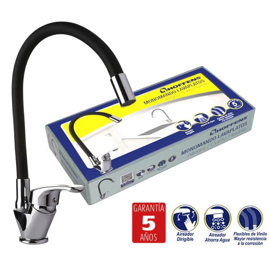 Monomando Lavaplatos Cuello Flexible Allegra