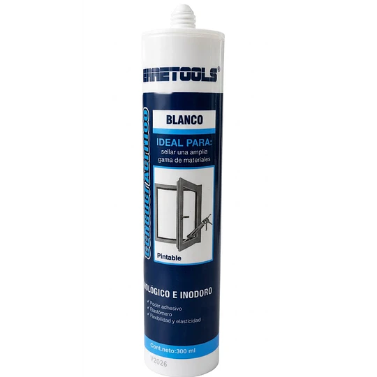 Silicona Acrilica Blanca Pintable Ferretools