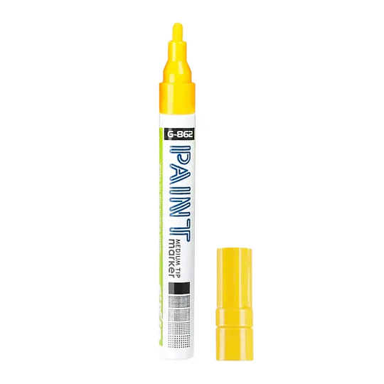 Marca Metal Amarillo Base Oleo