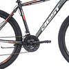 Bicicleta Best Cygnus Aro 27,5 Aluminio 21V Verde/Rojo