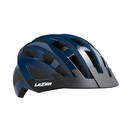 CASCO LAZER COMPACT (54-61 CM) - AZUL OSCURO