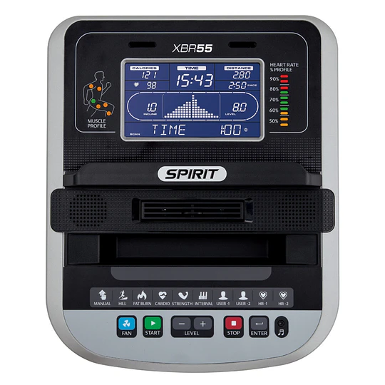 Bicicleta Spinning Reclinada Spirit Xbr55