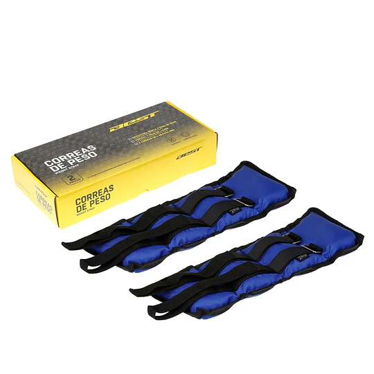 Pesas Tobilleras/Muñequera Best Fitness 2 Kg Jy-Ws02