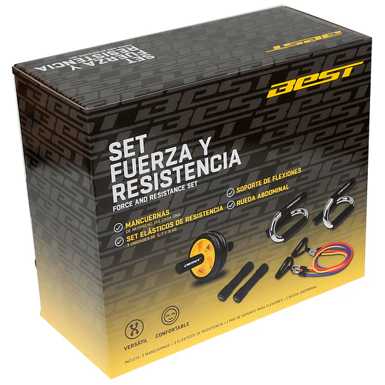 Set De Fuerza Y Resistencia Best Fitness 