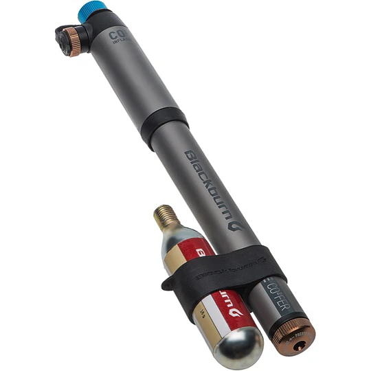 Mini Inflador Blackburn Core Co2Fer Plateado