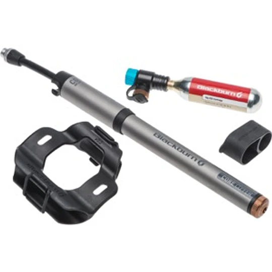 Mini Inflador Blackburn Core Co2Fer Plateado