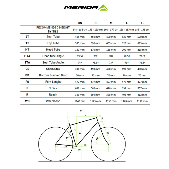 BICICLETA MERIDA SCULTURA 400 2023 Talla SM T:52